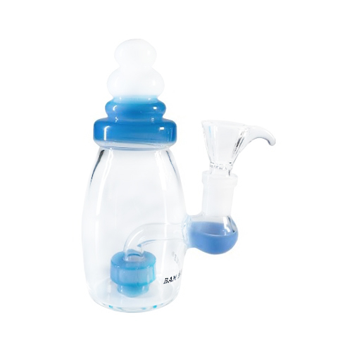 Babyflaschenbong, blue, 15cm