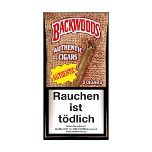 Backwoods Authentic VE 8 Packs a 5 Cigars