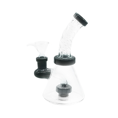 Schwarz Bong, Conical twisted with Shower, 15cm