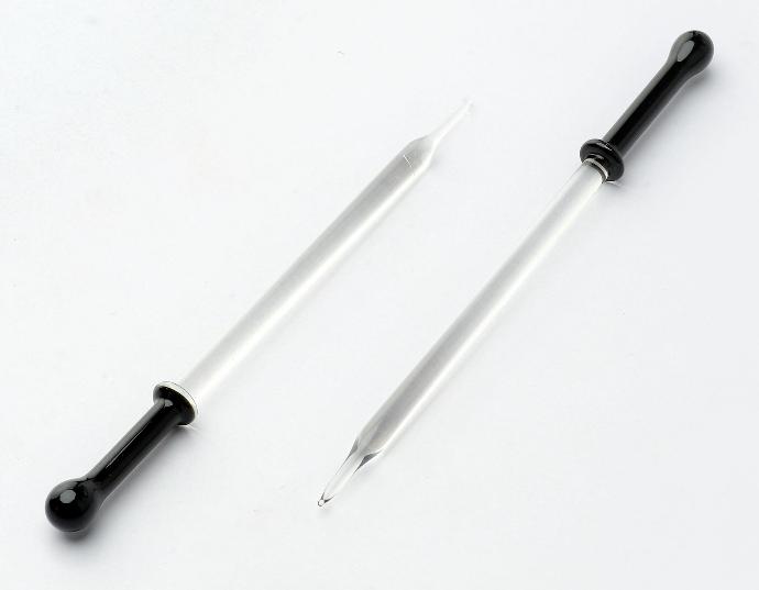 Schwarze Dabber Glass Tip Tool, 15cm, 1 Stück
