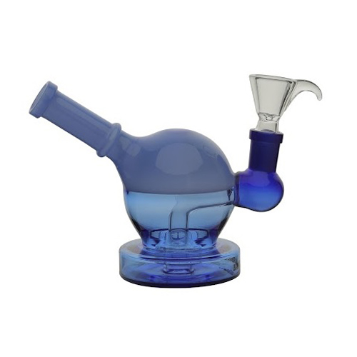 Blue Mini Ball Bong, 15 cm