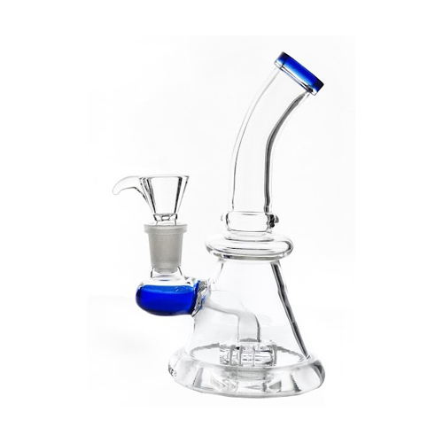 Blue Conical Water Pipe, 15 cm