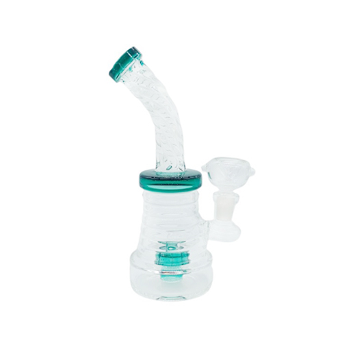 Bong mit gedrehtem Hals, 17,5cm