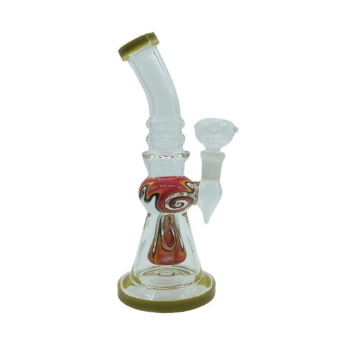 Bong mit konischer Trommel + Aschefänger, 20cm