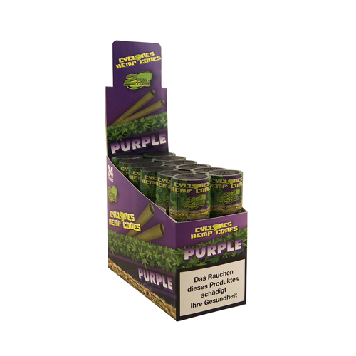 CYCLONES Hemp Cones Purple-12/2