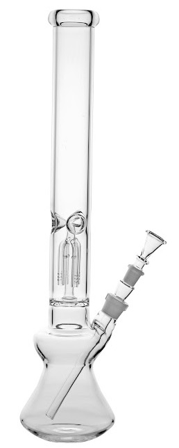 Fat Bong, 50 Cm, Percolator, Plug-in System, 5 mm Wall