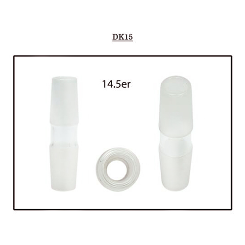 GLAS Doppelkupplung-oben & unten 14.5er