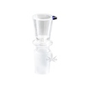 GLAS Steckkopf, Trichter, schmal, 18.8er Schliff