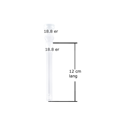 GLASS Diffuser Coupling, 18.8 Ground, 12 cm Long