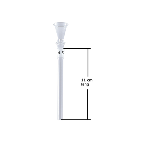 GLASS Downstem 11cm, 14.5 cm Funnel (ES3T)