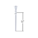 GLASS Downstem 11cm, 14.5 cm Funnel (ES3T)