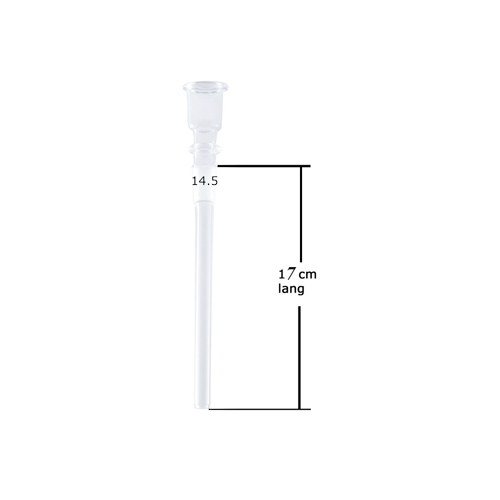 GLASS Downstem 17cm,  14.5 cm Cylinder
