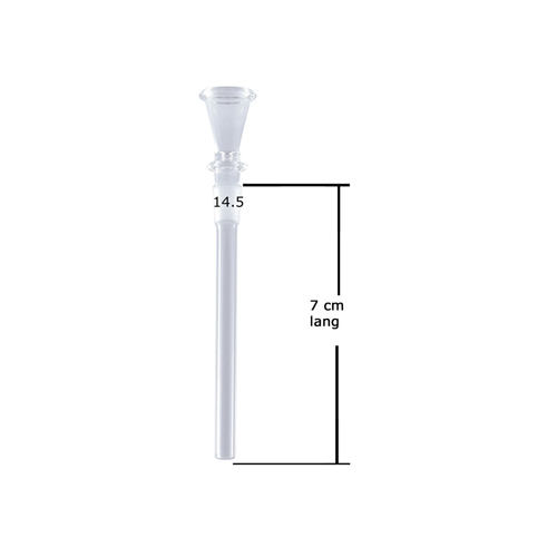 GLASS Downstem 7cm, 14.5 cm Funnel (ES1T)