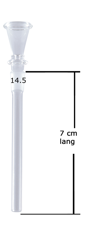 GLASS Downstem 7cm, 14.5 cm Funnel (ES1T)