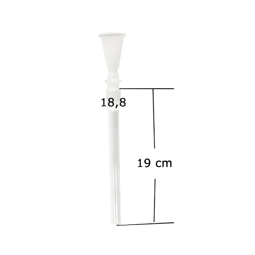 GLASS Downstem 19cm, 18.8 cm Funnel