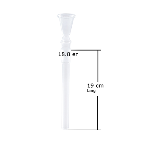 GLASS Downstem 19cm, 18.8 cm Funnel