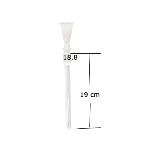GLASS Downstem 19cm, 18.8 cm Cylinder