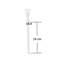 GLASS Downstem 19cm, 18.8 cm Cylinder