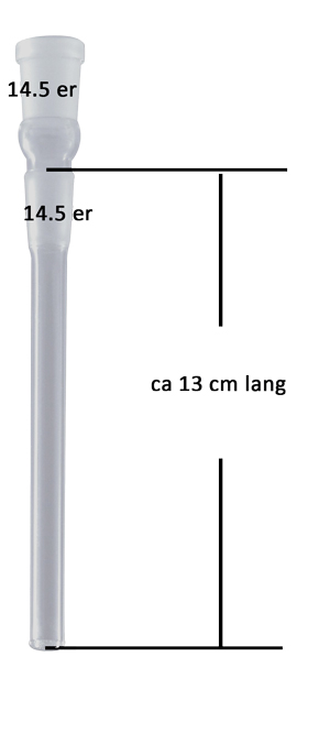 GLASS Coupling, 14.5 Mm, 13 cm