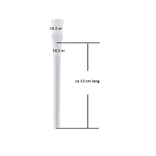 [E130] GLASS Coupling, 14.5 Mm, 13 cm