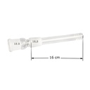GLASS Slot Diffuser Coupling, 18.8 Mm, 16 cm