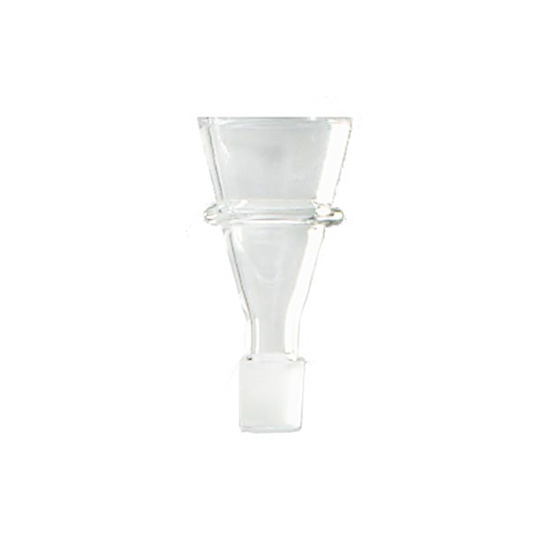 GLASS Plug Head, 14.5 mm Funnel Ring