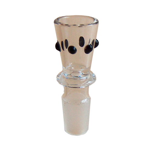 GLASS Plug Head, 14.5 mm Funnel, Narrow, approx. 58 mm High