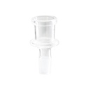 GLASS Plug Head, 14.5 mm Cylinder, Solid