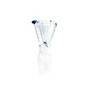 GLASS Plug Head 18.8 mm Slip Head Heavy, Funnel