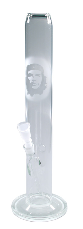 GLASS BONG 18.8 Cm, 50 Cm, Sandblasted, Bam Bam Bhole