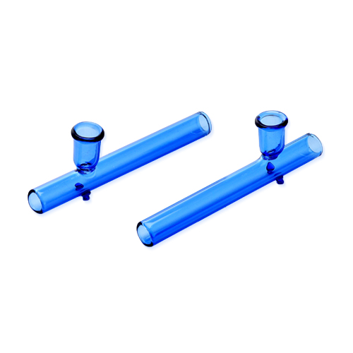 Glas Kawumm, Blaue Schrotflinte Pfeife, 9mm Ř, 10cm