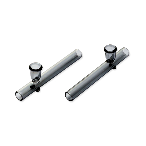 Glass Kawumm, TEAL Black Shotgun Pipe, 12mm Ø, 10cm