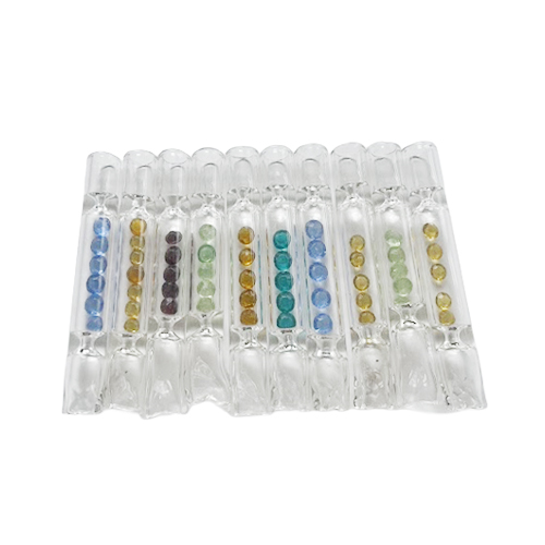 Glass One-hitter, Crystal, VE10 Mouthpieces, 9cm