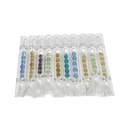 Glass One-hitter, Crystal, VE10 Mouthpieces, 9cm