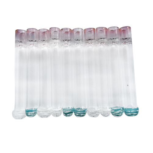 Glas One-hitter, cigarette Pfeife solid, 9,5cm, VE10