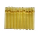 Glass One-hitter, YELLOW, VE10, 9 Cm, Cigarette Pipe