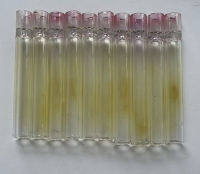 Glass One-hitter, VE10, Solid Cigarette Pipe, 9 cm