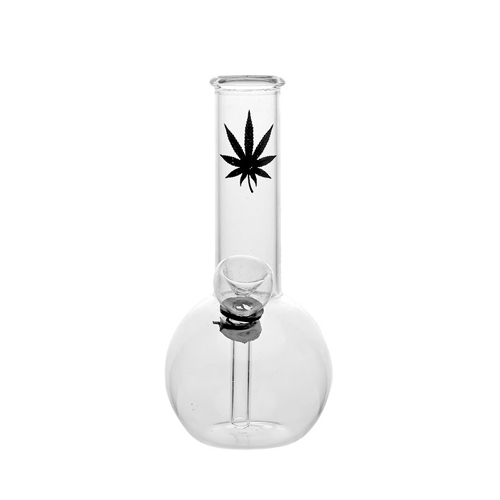 Glass Mini Bong, 15 cm