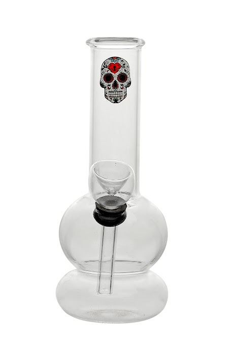 Glass Mini Bong, 15 cm