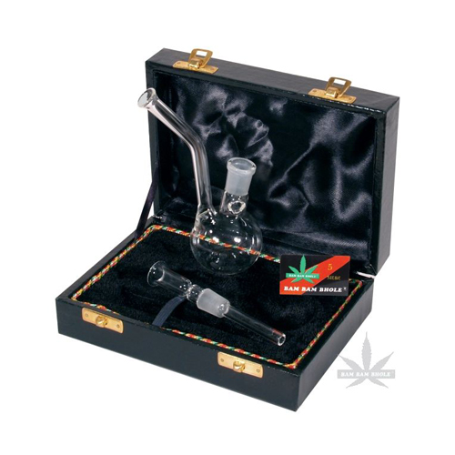 Glass Bong In Case GW29-17 Cm-14.5