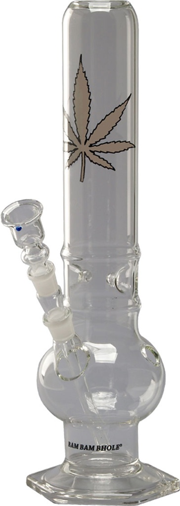 Glasbong / Icebong, 32cm Höhe, 53mm Ø, 14.5er