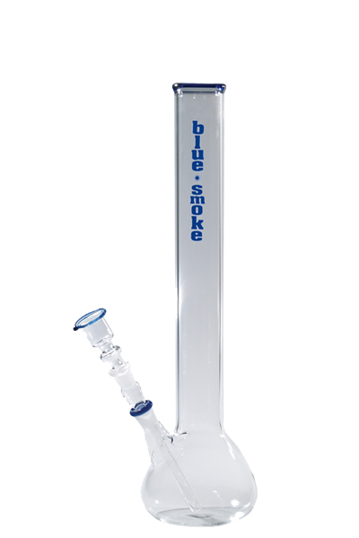 Glass Bong Blue Smoke, 38 Cm, 42 mm Ø, 14.5 mm Ground Joint