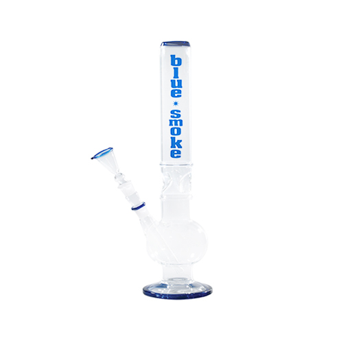 Glasbong Blau Smoke, 44cm, 50mm Ø, Ice, 18.8er