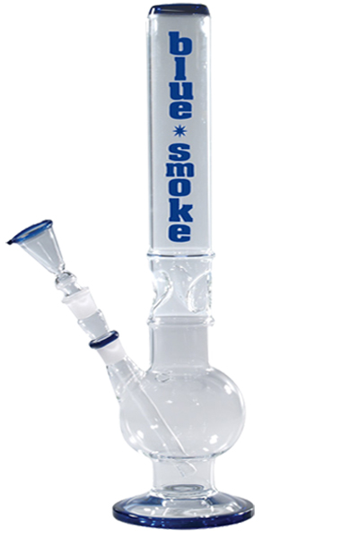 Glass Bong Blue Smoke, 44 Cm, 50 mm Ø, Ice, 18.8 mm