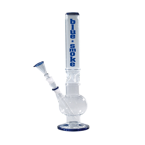 Glass Bong Blue Smoke, 44 Cm, 50 mm Ø, Ice, 18.8 mm