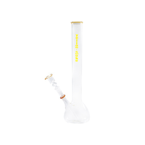 Glasbong Yellow Smoke, 38cm, 42mmØ, 14.5er Schliff