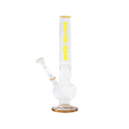 Glasbong Yellow Smoke, 50mm Ø, 44cm, Ice, 18.8er
