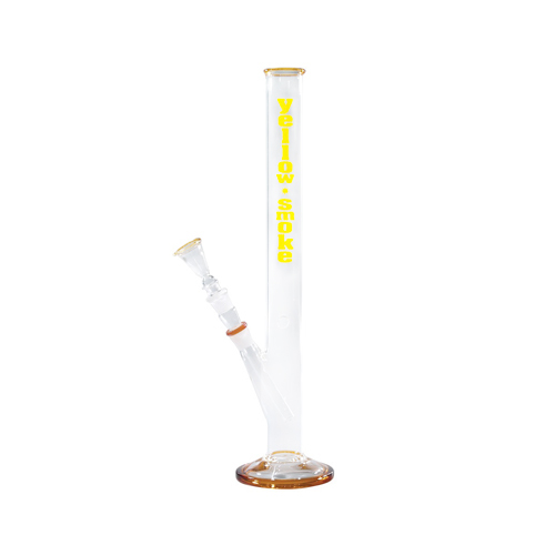 Glass Bong Cylinder, Yellow Smoke, 46 Cm, 18.8 mm