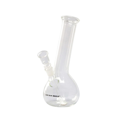 Glasbong bauchig, 38mm Ø, 21cm, 14.5er Schliff