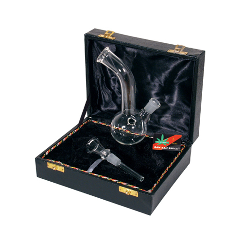 [GH17] Glass Bong In Case - GW17K - 17 cm - 14.5 mm